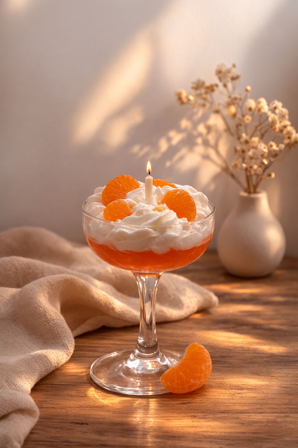 🍊 Mandarinen-Kerze