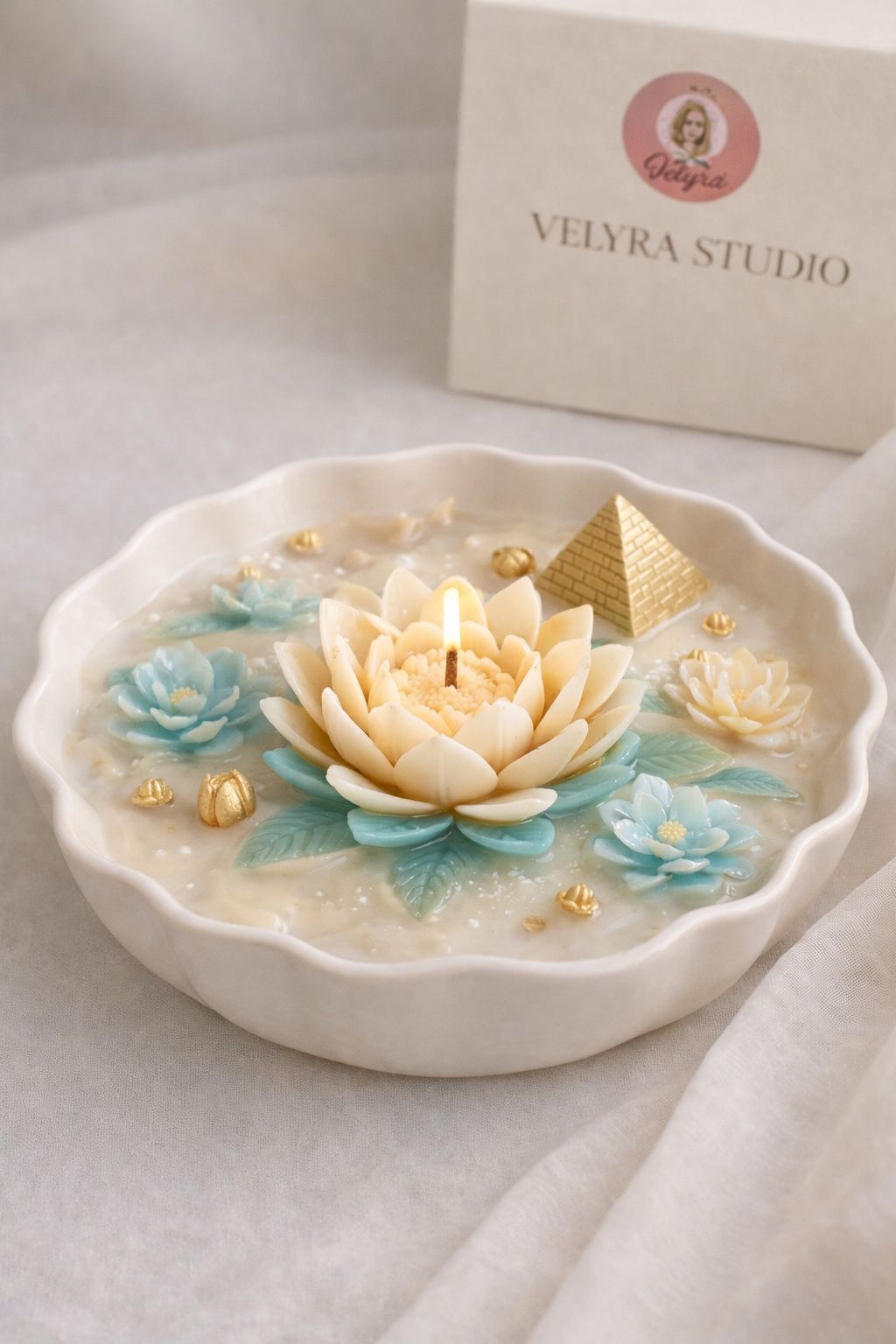 Lotusblüte Luxus Duftkerzen