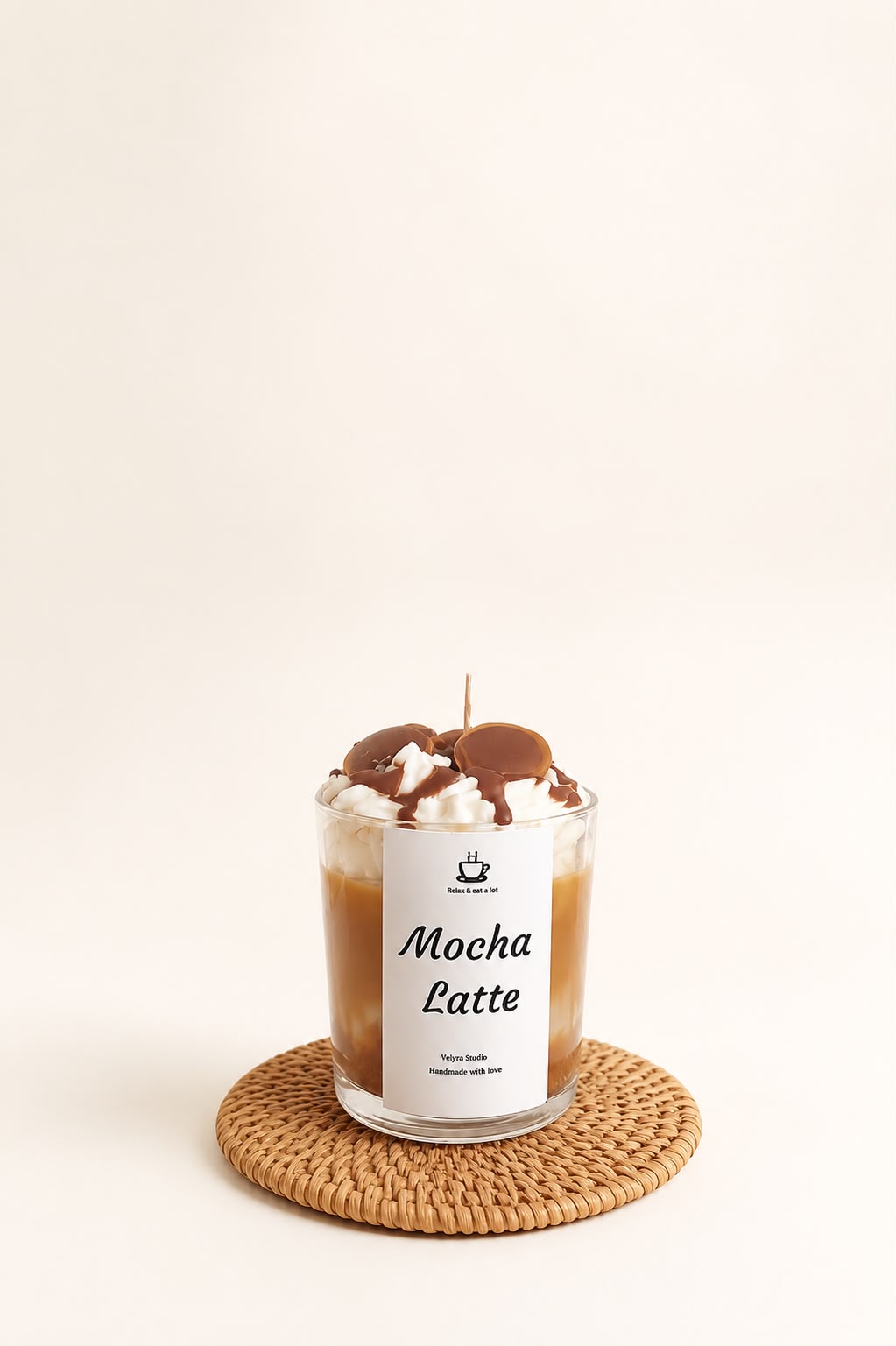 Mocha Latte – Handgemachte Duftkerze