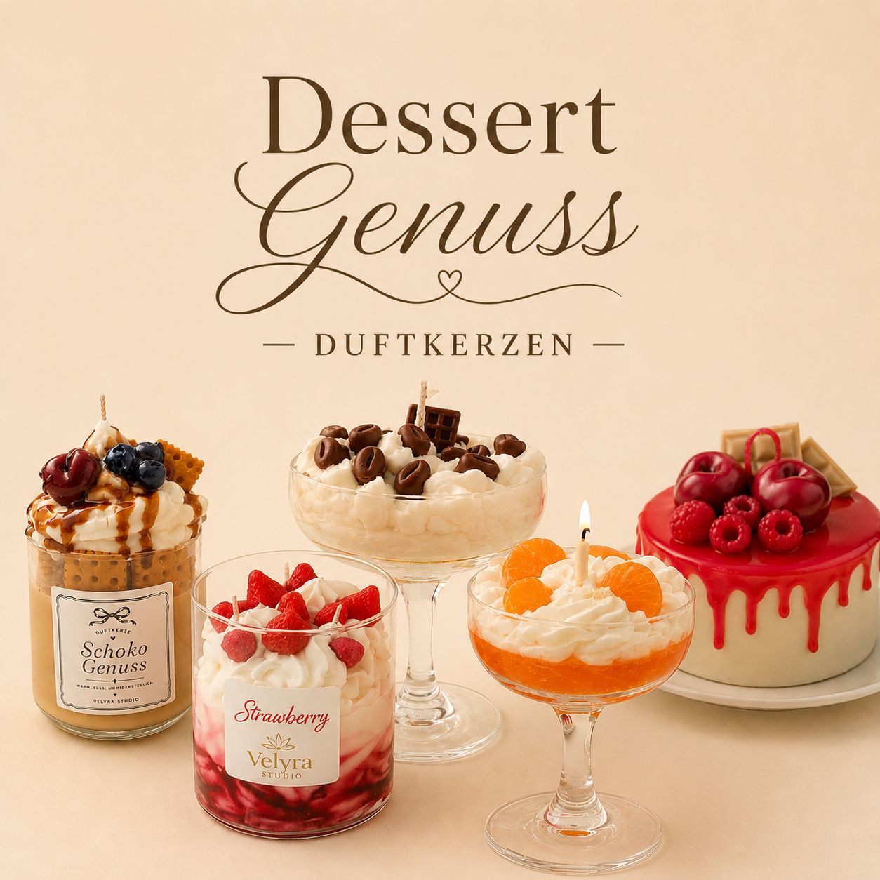 Dessert Genuss Duftkerzen
