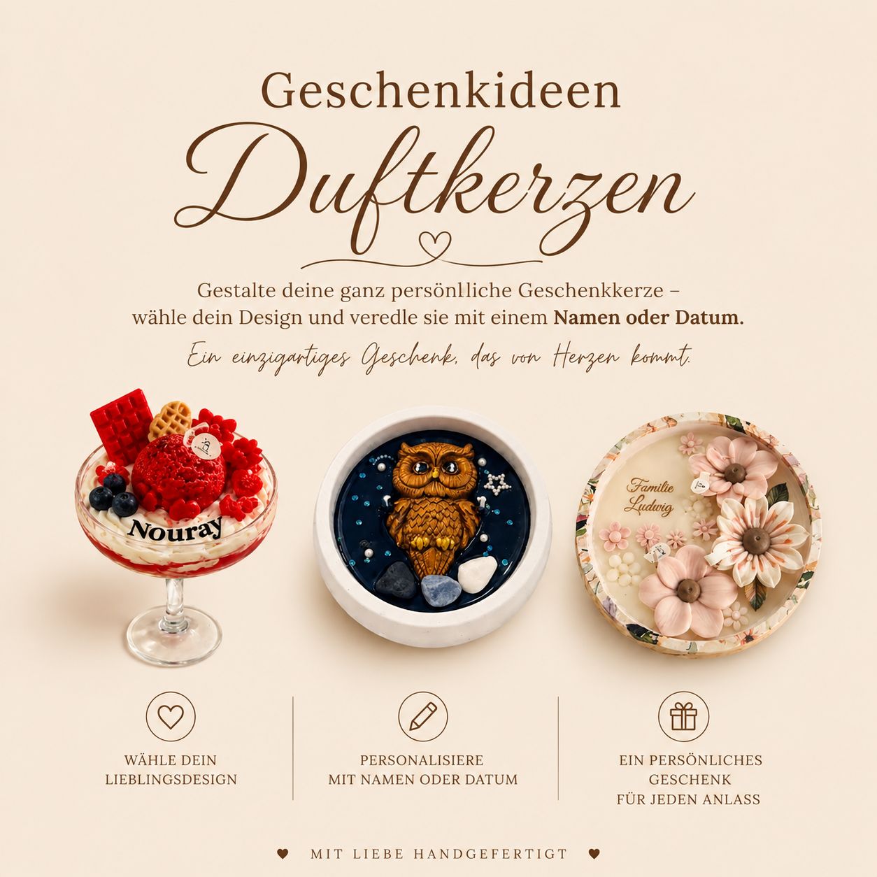 Geschenkideen Duftkerzen