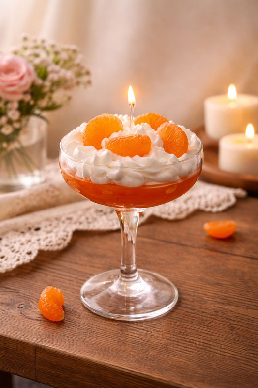 🍊 Mandarinen-Kerze